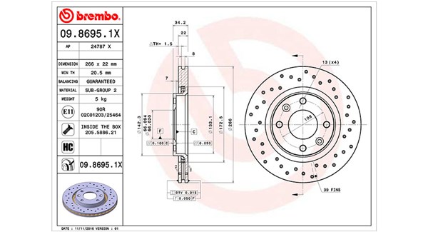 Brake Disc (360406018702)