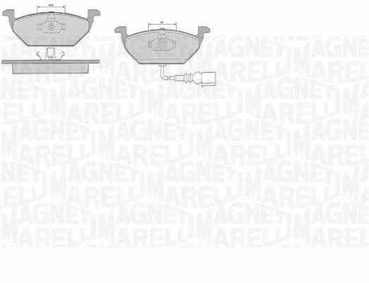 Brake Pad Set, disc brake (363916060516)