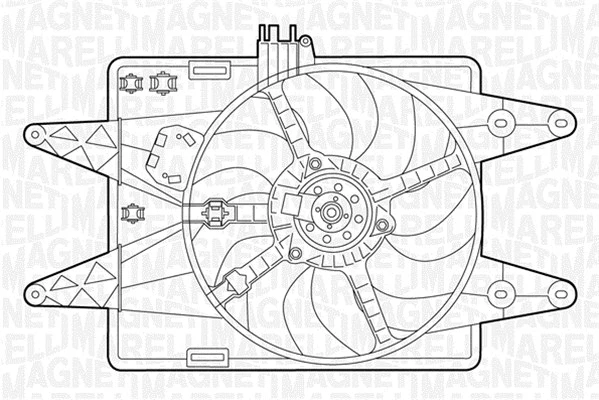 Fan, engine cooling (069422040010)