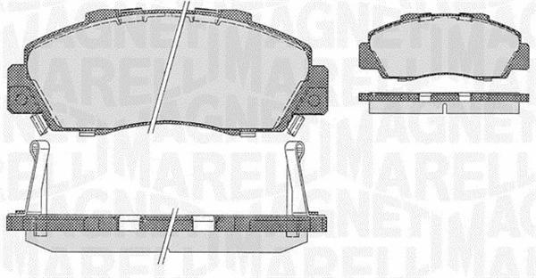 Brake Pad Set, disc brake (363916060274)