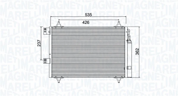 Condenser, air conditioning (350203936000)