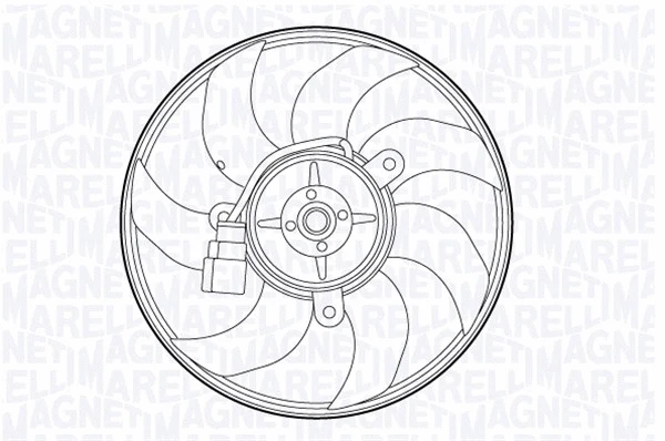 Fan, engine cooling (069422558010)