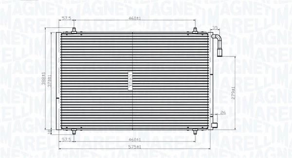 Condenser, air conditioning (350203825000)