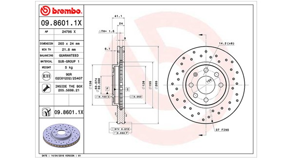 Brake Disc (360406039502)