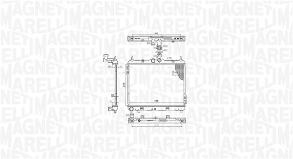 Radiator, engine cooling