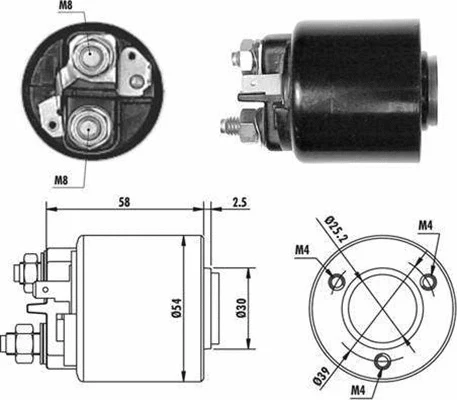 Solenoid Switch, starter (940113050060)