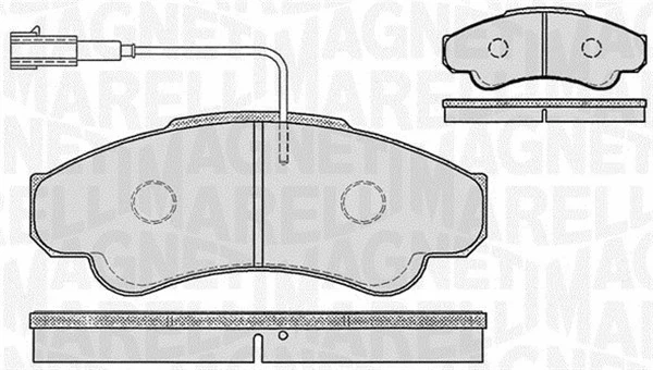 Brake Pad Set, disc brake (363916060187)