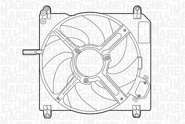 Fan, engine cooling (069422010010)