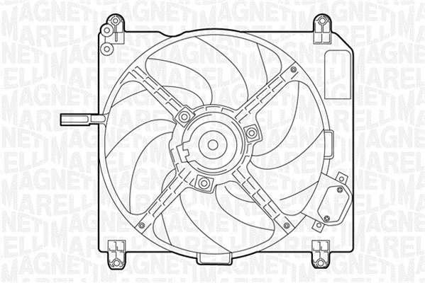Fan, engine cooling (069422011010)
