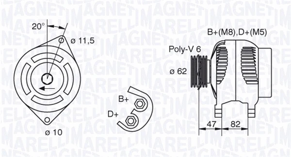 Alternator (063321615010)
