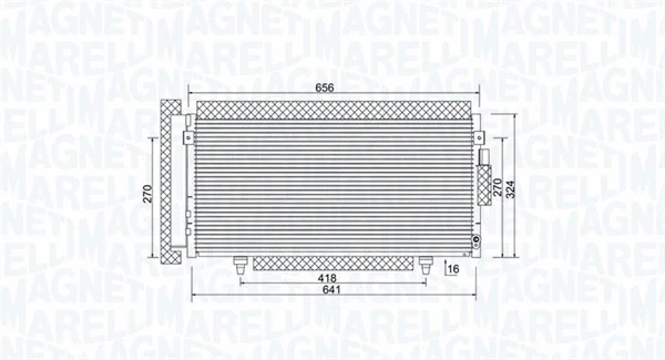 Condenser, air conditioning (350203998000)