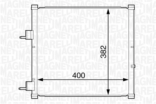 Condenser, air conditioning (350203227000)