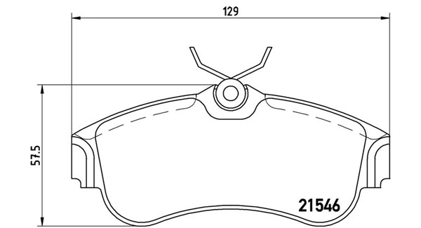 Brake Pad Set, disc brake (363700456022)