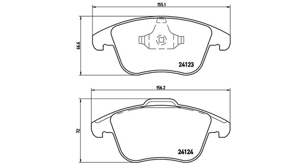 Brake Pad Set, disc brake (363700544020)