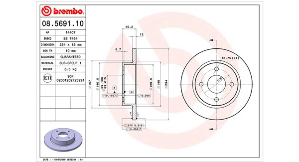 Brake Disc (360406035800)
