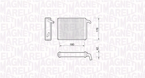 Heat Exchanger, interior heating (350218054000)