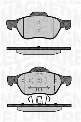 Brake Pad Set, disc brake (363916060384)