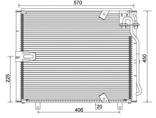 Condenser, air conditioning (359003220170)