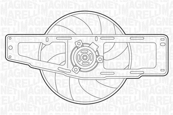 Fan, engine cooling (069422346010)