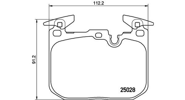 Brake Pad Set, disc brake (363700506088)