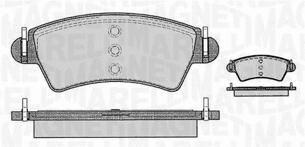 Brake Pad Set, disc brake (363916060538)