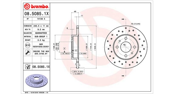 Brake Disc (360406021602)