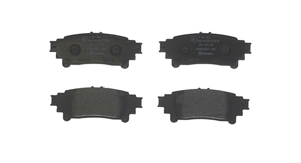 Brake Pad Set, disc brake (363700483153)
