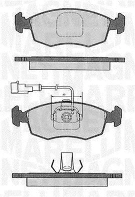 Brake Pad Set, disc brake (363916060232)