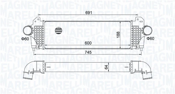 Charge Air Cooler (351319205740)