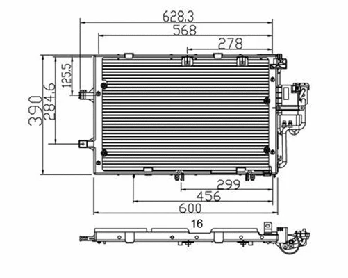 Condenser, air conditioning (359003221230)