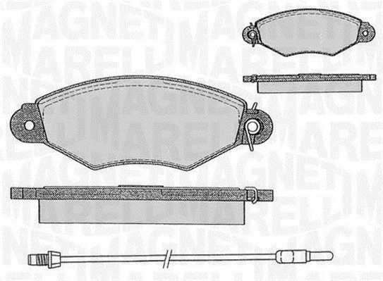 Brake Pad Set, disc brake (363916060513)