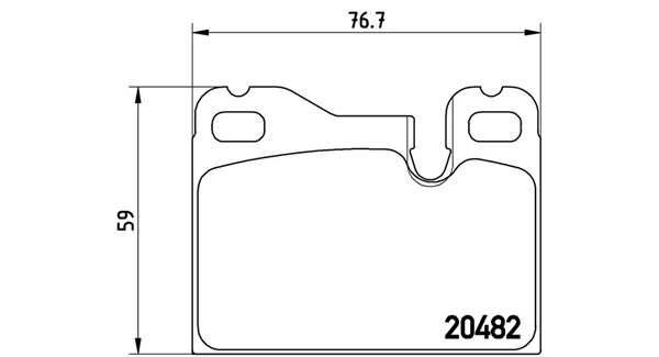 Brake Pad Set, disc brake (363700465003)