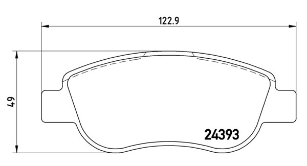 Brake Pad Set, disc brake (363700468049)