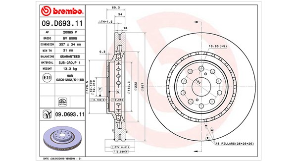 Brake Disc (360406169001)