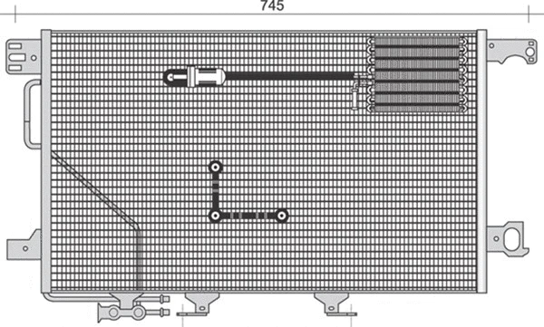 Condenser, air conditioning (350203349000)