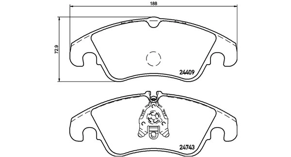 Brake Pad Set, disc brake