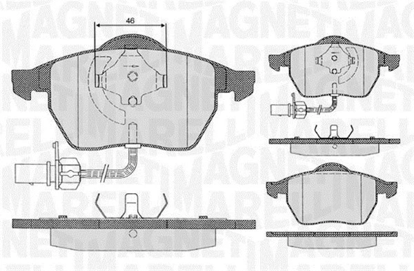 Brake Pad Set, disc brake (363916060143)