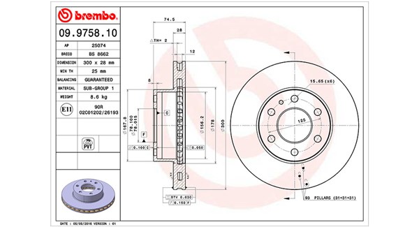 Brake Disc (360406074100)