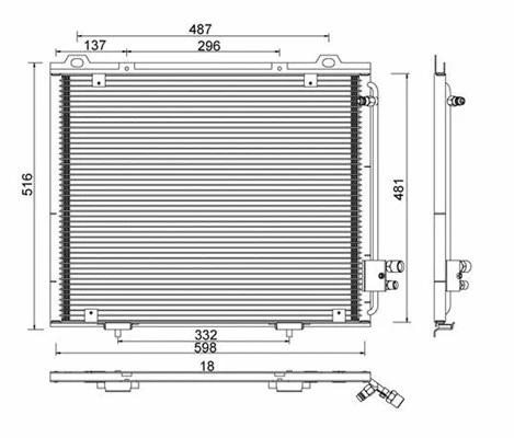 Condenser, air conditioning (359003221010)