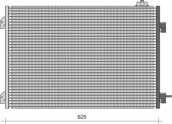 Condenser, air conditioning (350203341000)