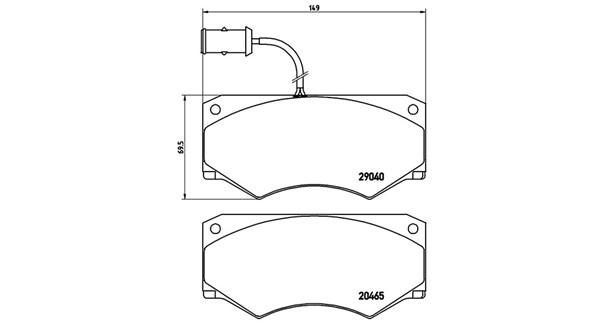 Brake Pad Set, disc brake (363700506005)