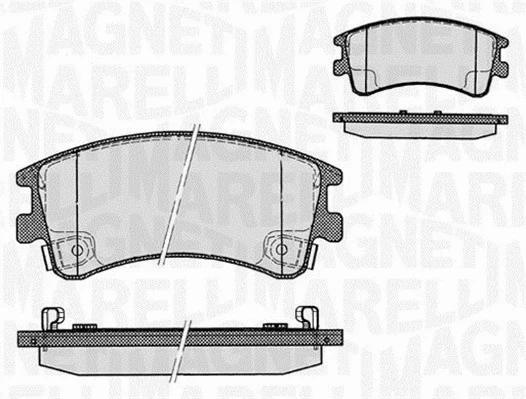 Brake Pad Set, disc brake (363916060295)