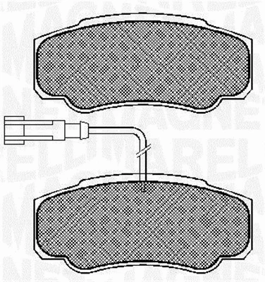 Brake Pad Set, disc brake (363916060573)