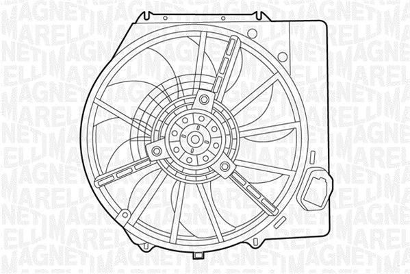 Fan, engine cooling (069422437010)
