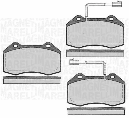 Brake Pad Set, disc brake (363916060591)