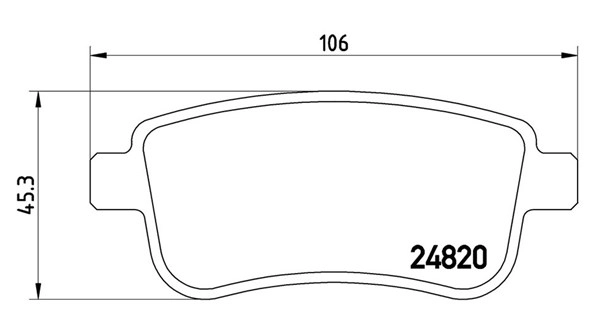 Brake Pad Set, disc brake (363700468054)