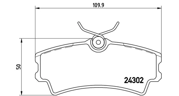 Brake Pad Set, disc brake (363700472001)