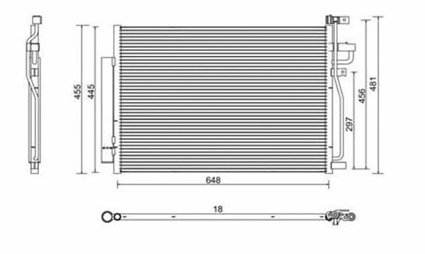 Condenser, air conditioning (359003220370)