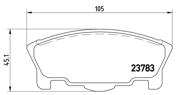 Brake Pad Set, disc brake (363700416014)