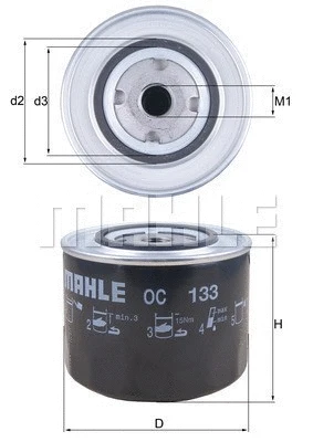 Oil Filter (154076403860)